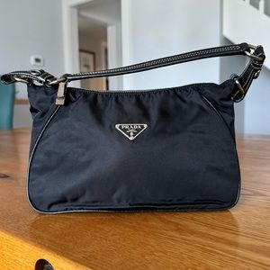Black Nylon Prada Shoulder Bag BR2806